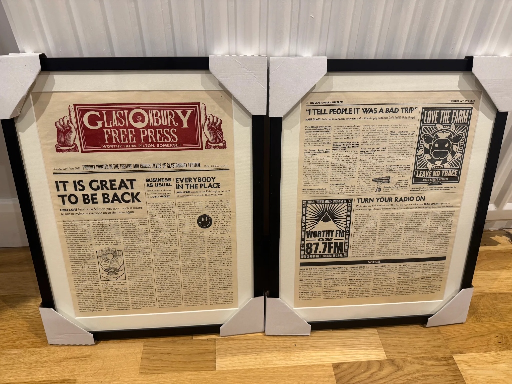 Framed Glastonbury Prints